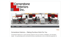 Desktop Screenshot of cornerstone-interiors.com